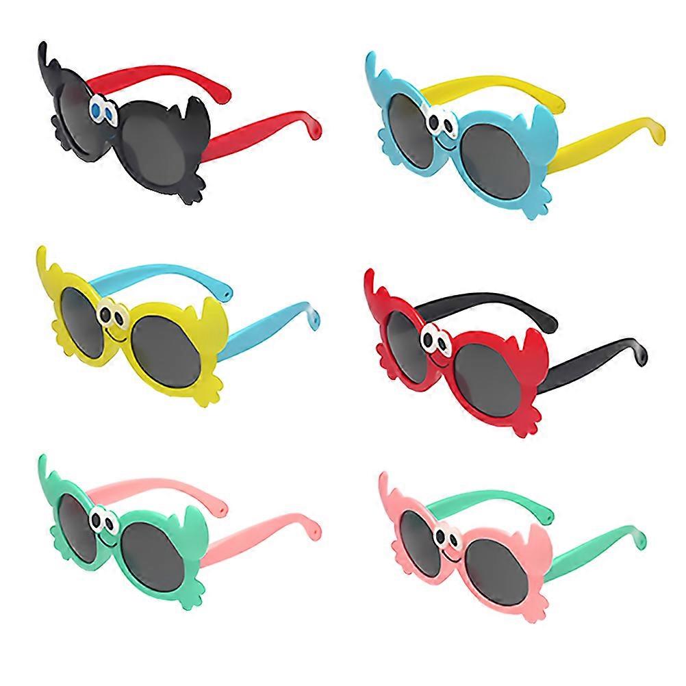 Crab Eyeglass Party Glasses Frames for Decoration Use 6Pcs Set
