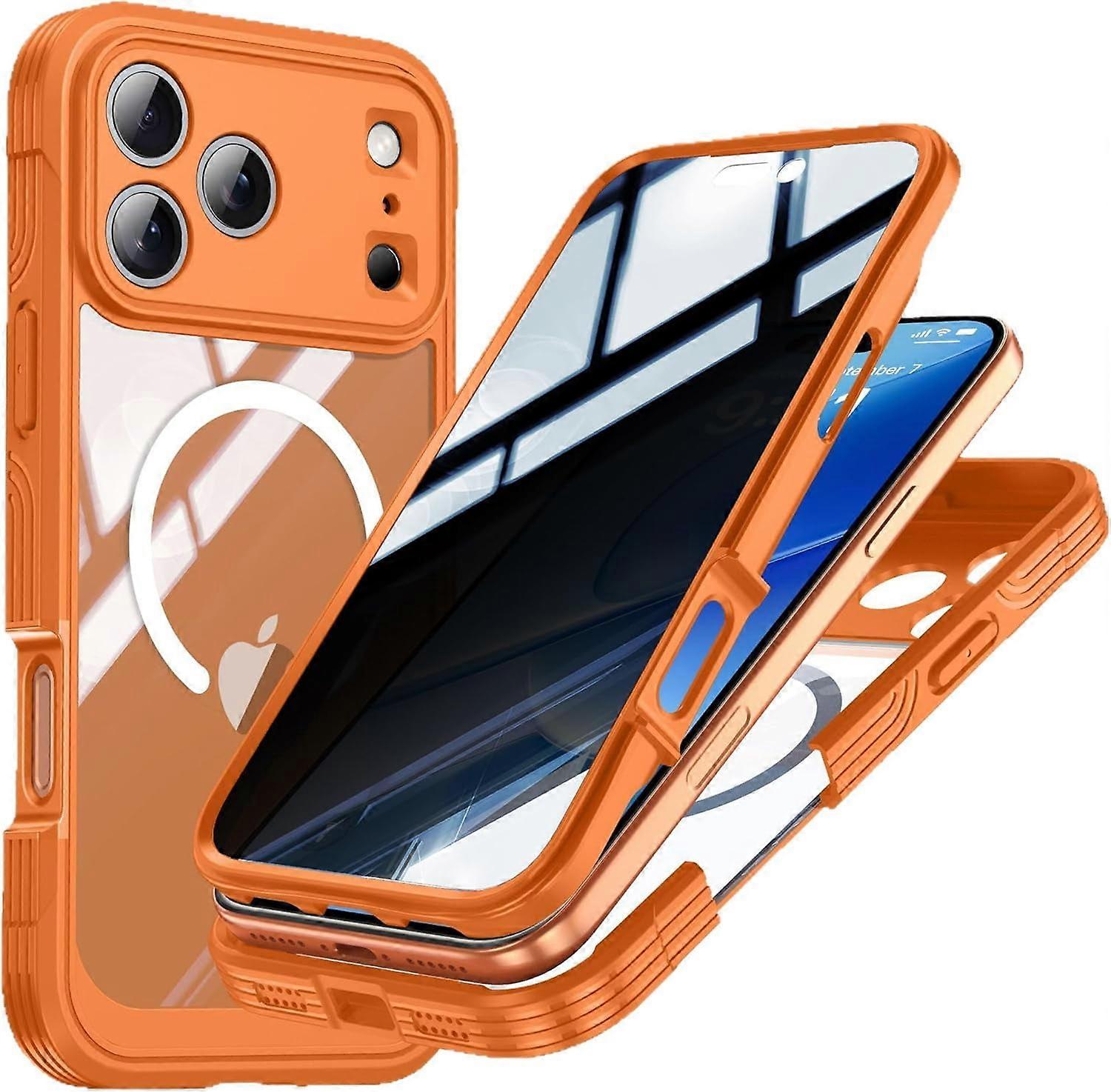 Shockproof Privacy Case Compatible with iPhone 17 Pro Max
