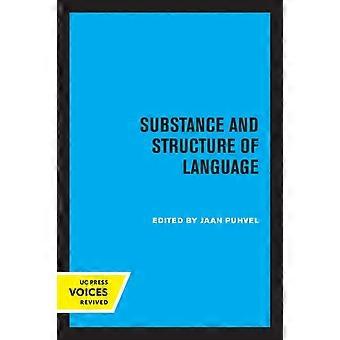 Substance And Structure Of Language - University of California Press