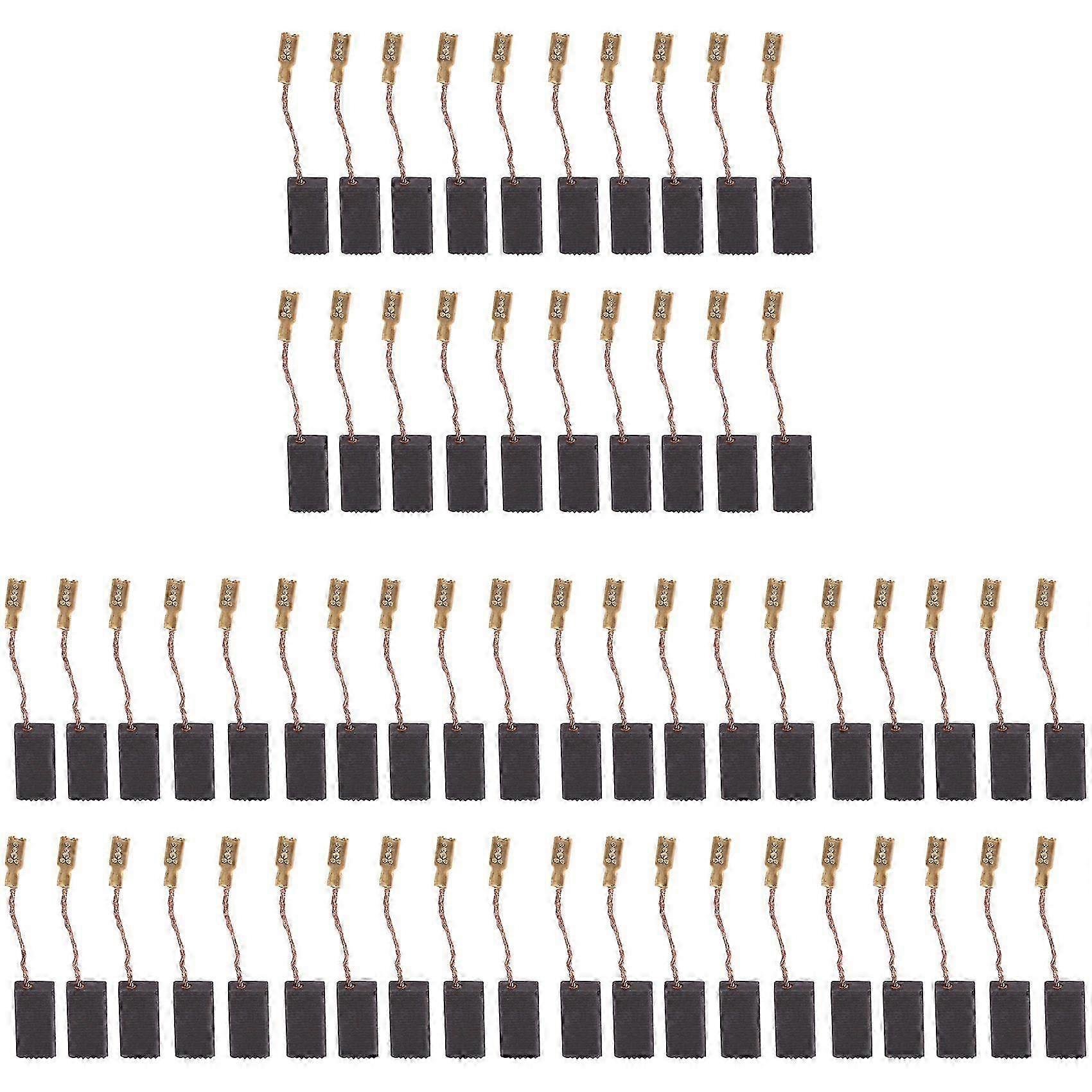 60Pcs Replaceable Conductive Carbon Brushes for Electric Motor Drill