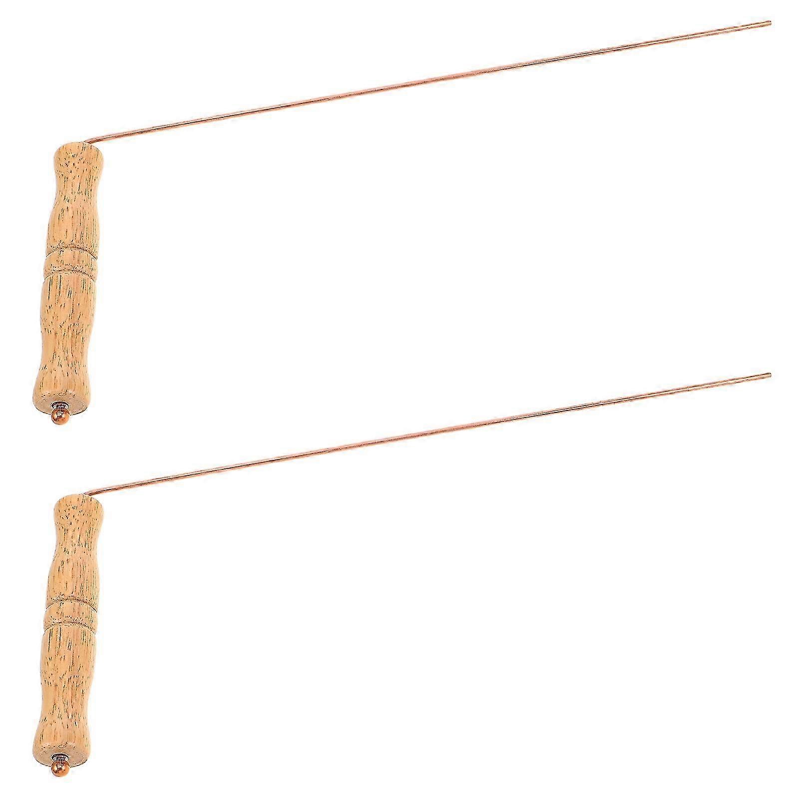 Water Divining Rods with 8Pcs Copper Probe Rod Set for Precise Detection