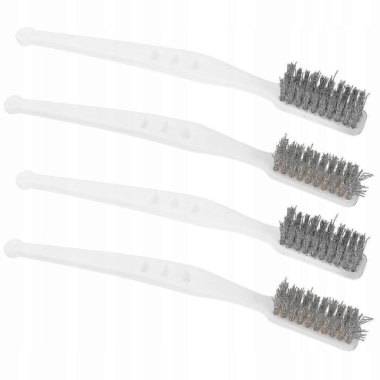 Brush set compatible with metal rust cleaning - 4pcs durable wire brushes
