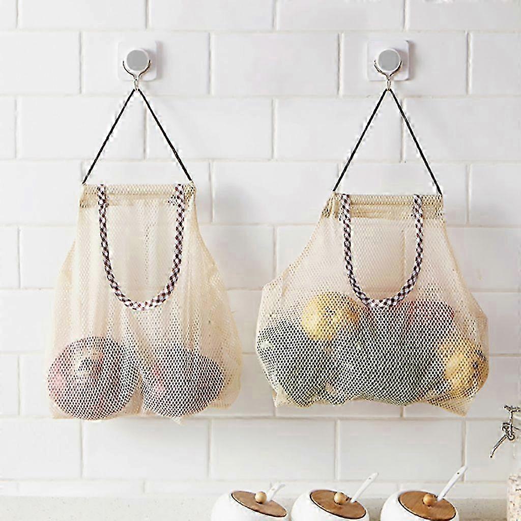 Household Storage Bag Mesh Multifunctional Polyester Kitchen Bag