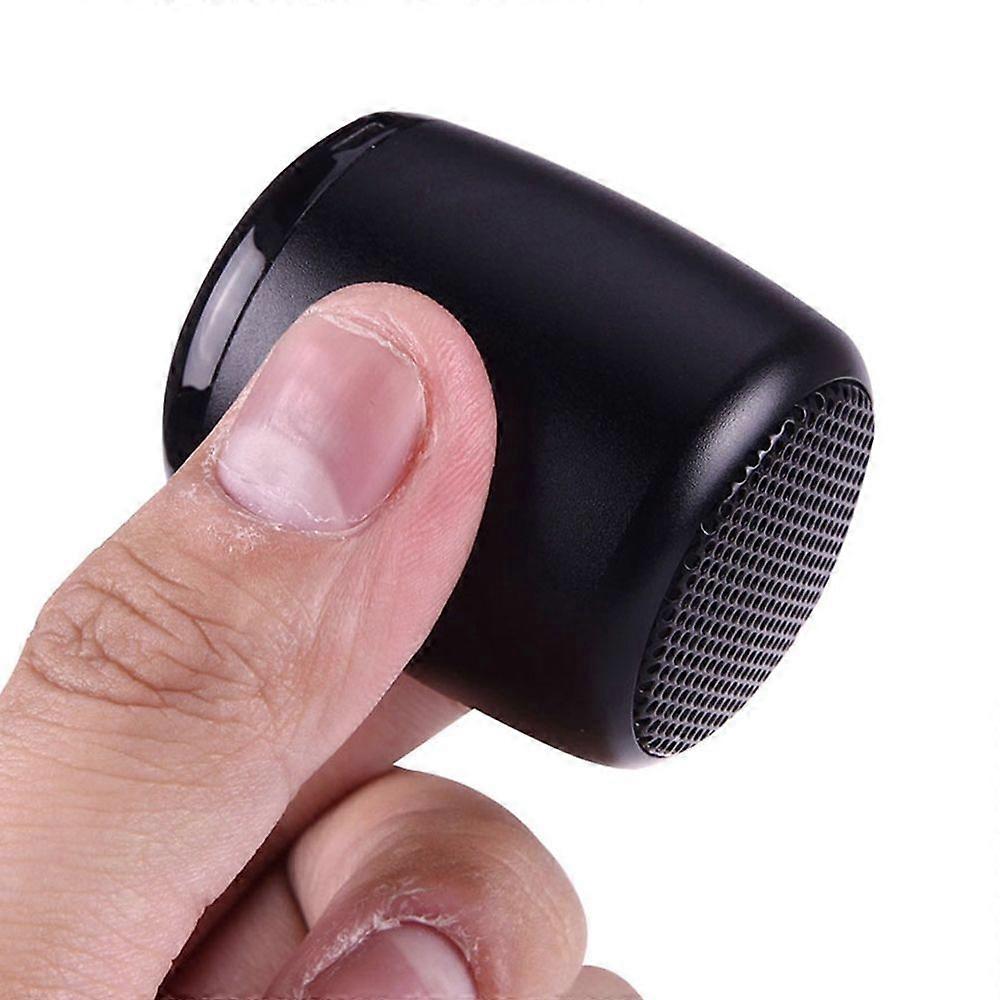 A1 TWS Mini Remote Shutter Bluetooth Speaker Black