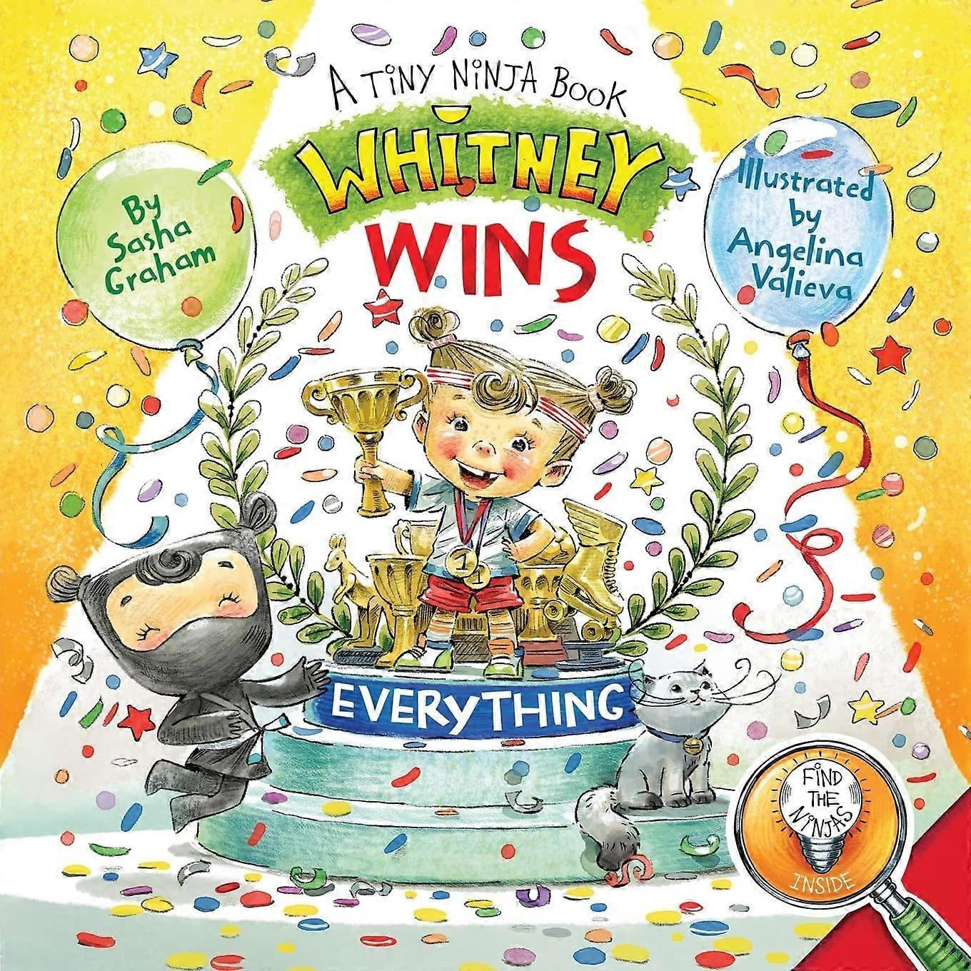 Whitney wins everything a tiny ninja book
