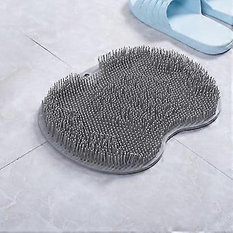 Silikon-Badewannenmassagekissen, Peeling-Rückenbürste, Fuß- und Rückenbürste, Wand-Rückenbürste, Rückenbürste mit rutschfesten Saugnäpfen reinigt