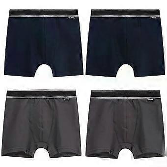 4Pcs Male Panties Cotton Men'S Underwear Boxers Breathable Man Boxer Solid Underpants Comfortable Brand Shorts Men Underwear 365