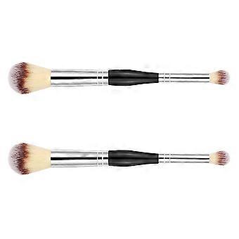Blending Brush Dual Ended Powder Brush for Women 2Pcs Set
