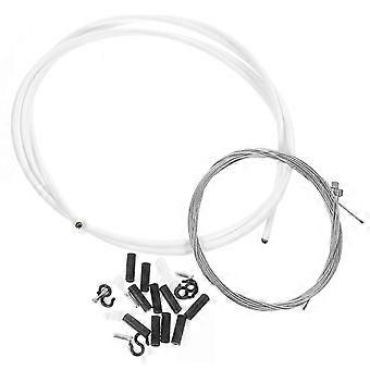 Wear Resistant Brake Cable Kit 2 Sets - High Tensile Strength - Front and Rear Brake Line Replacement for Mountain and Road Bikes
