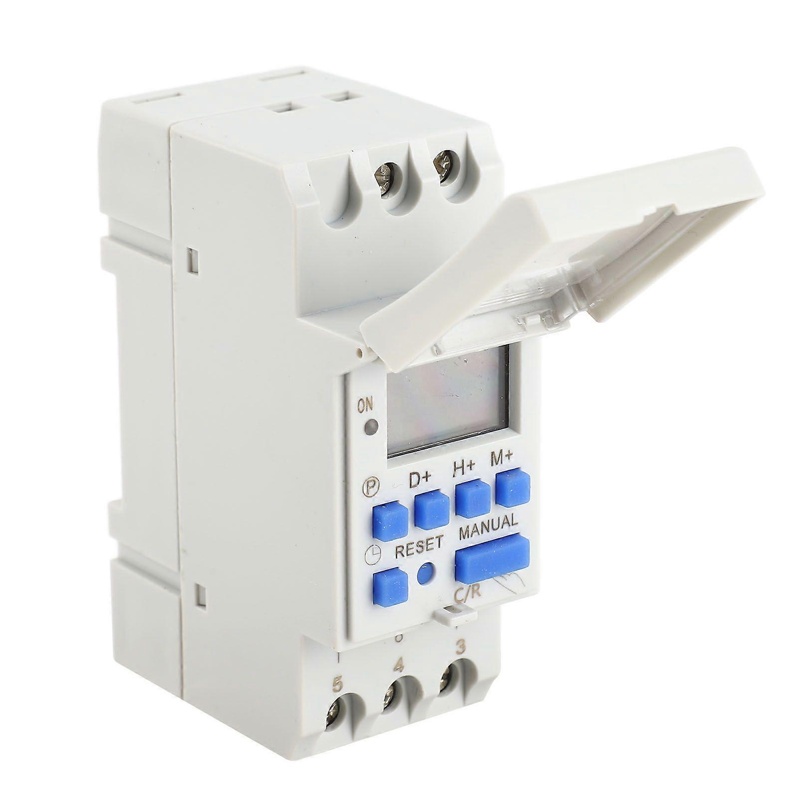 LCD Display Weekly Programmable Electronic Relay Time 16 ON and OFF Timer(AC220V)