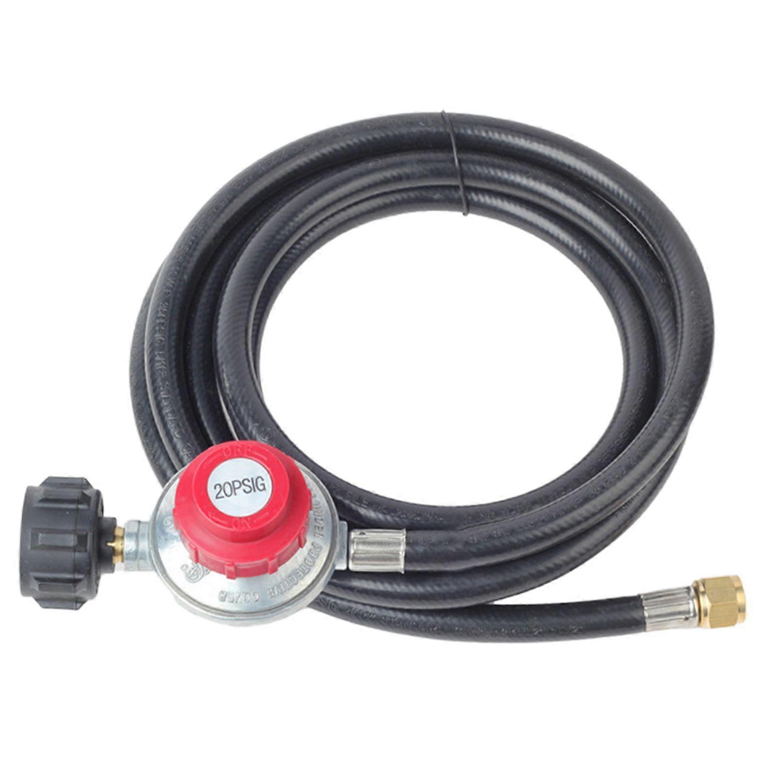 Propane Connector Convenient Durable Versatile Easy Installation Adjustable Regulator Connect Hose for QCC