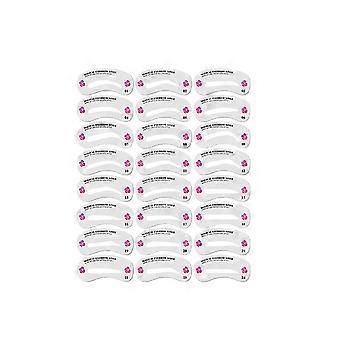 Natuurlijke Wenkbrauw Vormgeven Sjablonen - 24 Herbruikbare Wenkbrauwkaarten voor Snelle, Nauwkeurige en Vlekkeloze Make-up | Perfect voor alle stijlen en beginners