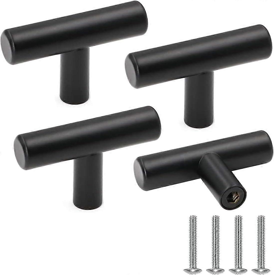 Cabinet knobs, black stainless steel cabinet door handles, retro style