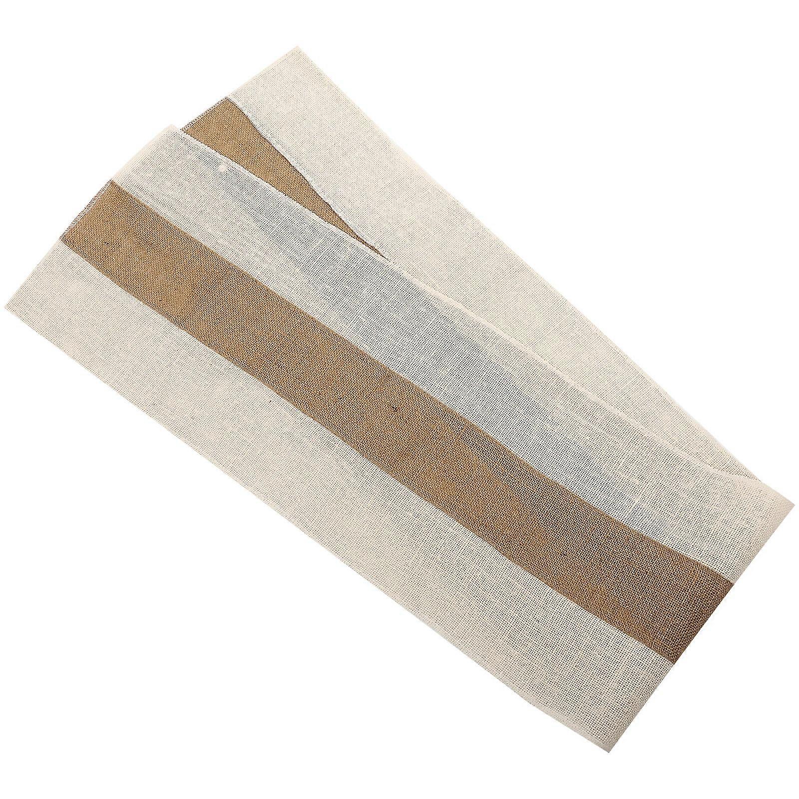 Flax Table Runner for Decoration Fall Harvest Table Runner Yellow