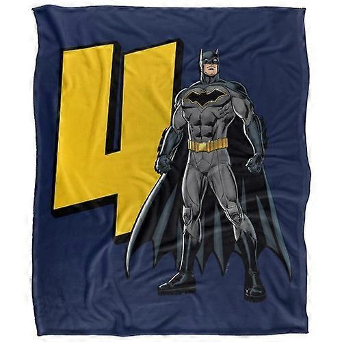 Batman Soft Touch 4th Birthday Blanket
