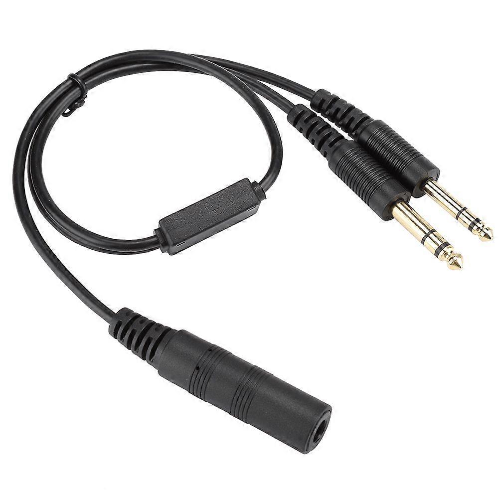 H-GA Helicopter Universal Aviation Headset Adapter for David Clark Cable
