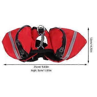 Dog Backpack Portable Sports Hiking Camping Pack with Harness for Dogs
