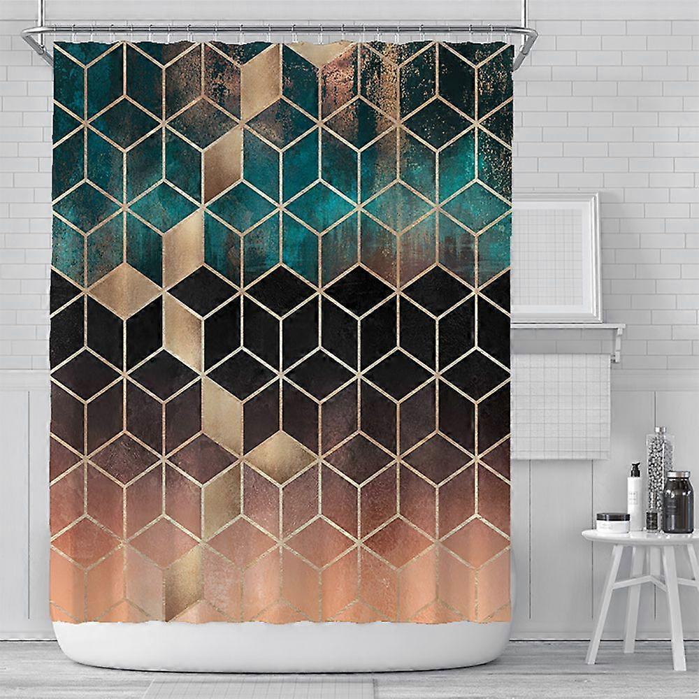 Rust-Proof Waterproof Mildew-Proof Shower Curtain