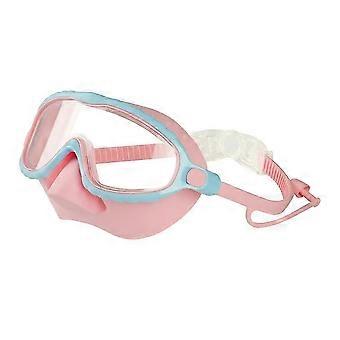 Gafas de natación para niños con protector nasal, gafas de natación para niños pequeños mejoradas 2025