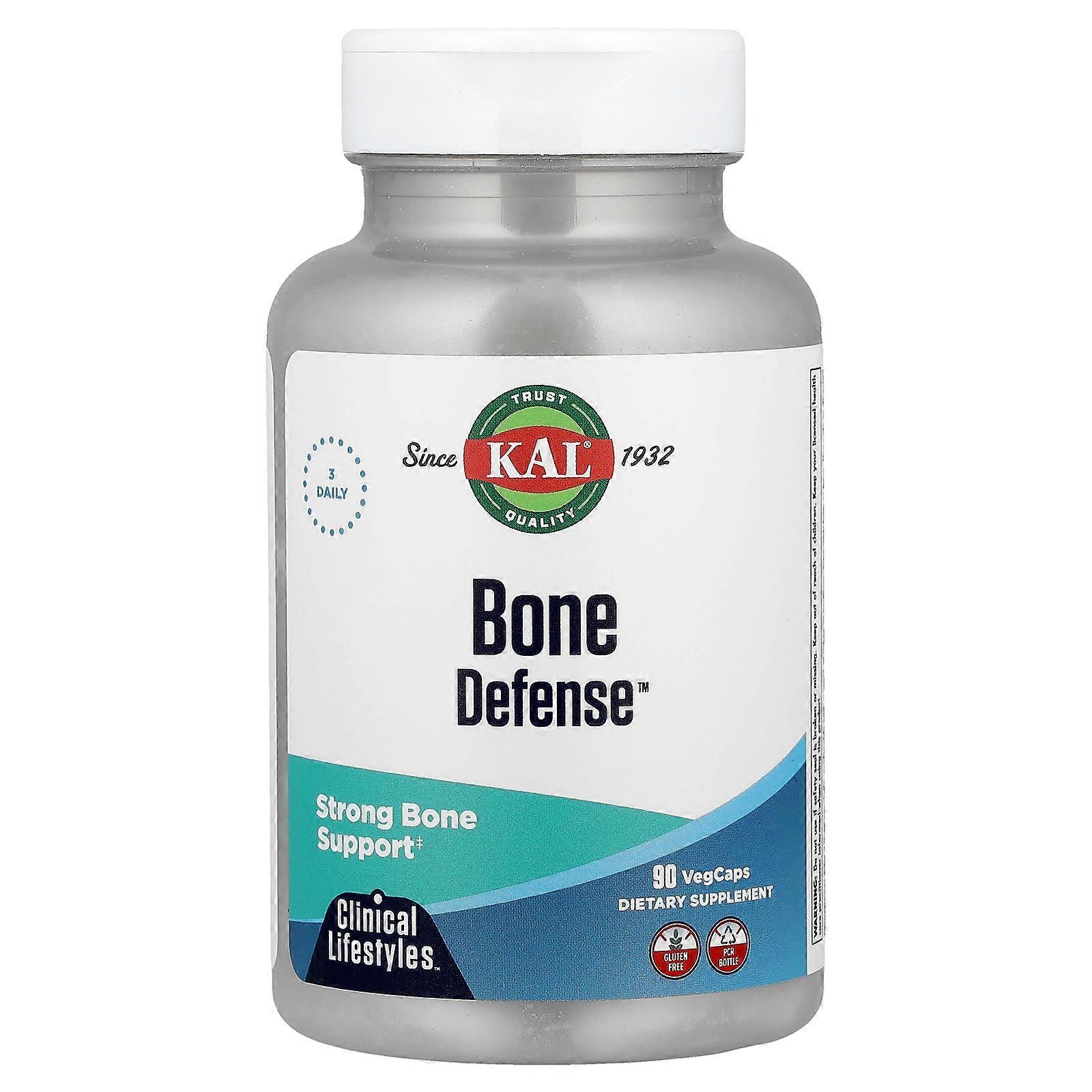 2 x KAL, Bone Defense™, 90 VegCaps
