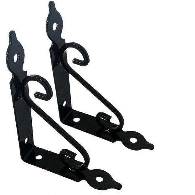 Pieces Wall Shelf Brackets, 90 Degree Triangular Fixing Brackets, Wall Shelf Supports (14*11cm)