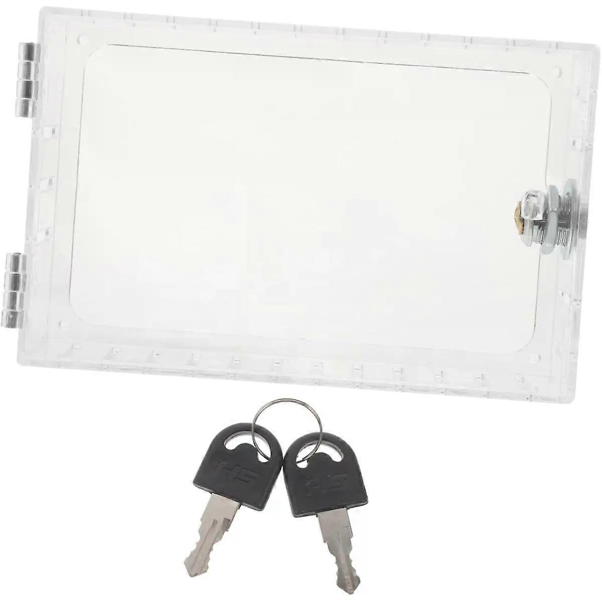 Thermostat Mounted Box Controls Lock for Wall