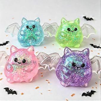 Random GlowintheDark Halloween Pumpkin Squeeze Toy,Malt Sugar Squish Fidget Toy,BoxPacked Stress Relief Vent Toy for Kids_yzad