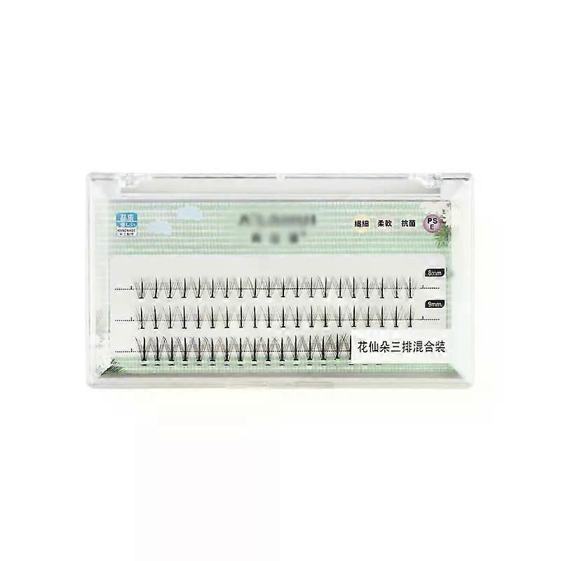 Three-Row Mixed False Eyelash Pack for Eye Makeup