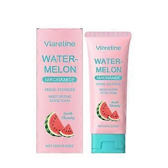 Watermelon Foaming Facial Cleanser, gentle cleansing, removes dirt, grease and makeup residues, nourishes, helps treat acne, maintains fresh skin, pre