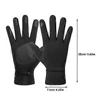 Bicycling Mitten Windproof Winter Screen Gloves 2Pairs