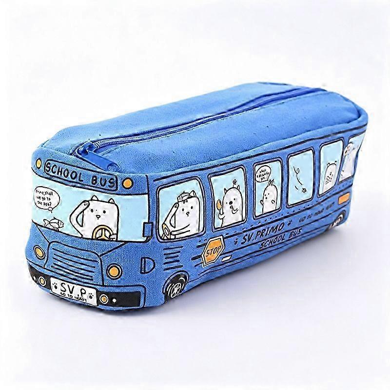 Kids Bus Shaped Pencil Case
