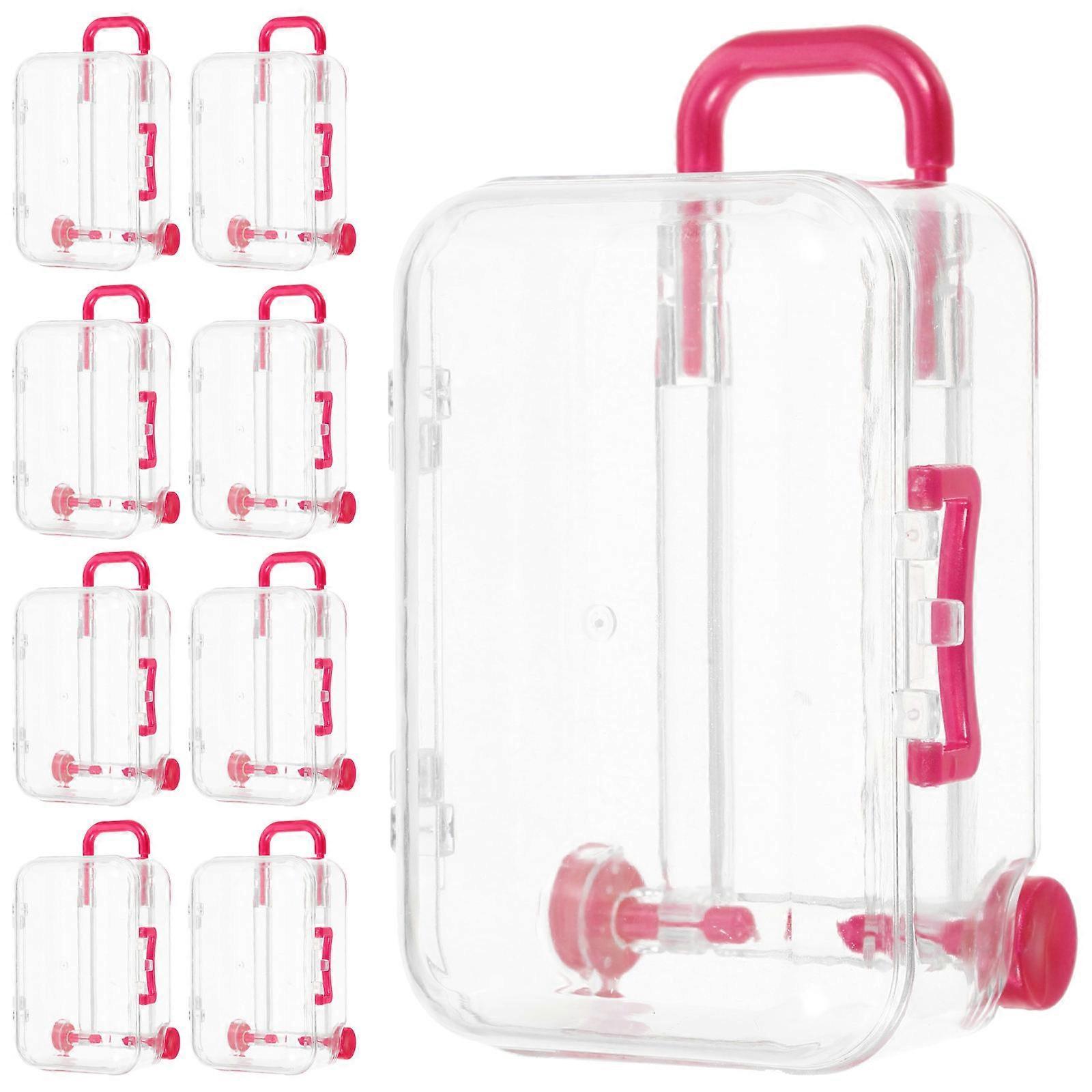 Suitcase Gift Box compatible with Candy Storage 12Pcs Rosy Mini Candy Storage Cases