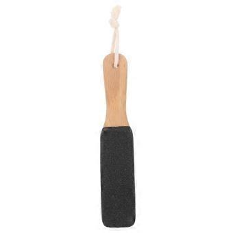 Double Sided Foot File Callus Remover with Ergonomic Wooden Handle for Smooth Feet Care