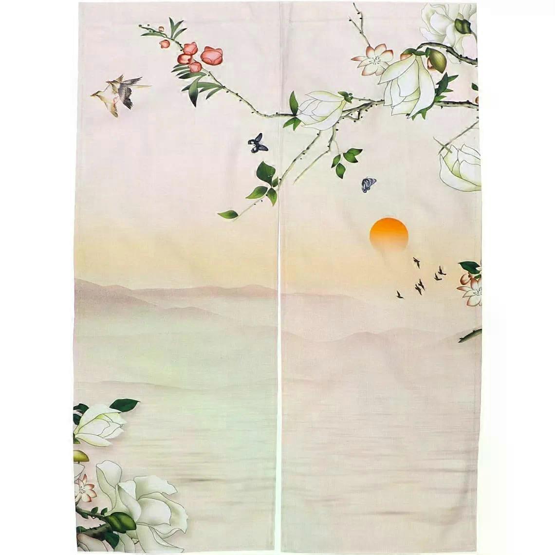 Polyester Partition Curtain Decorative Door Panel for Room Separation