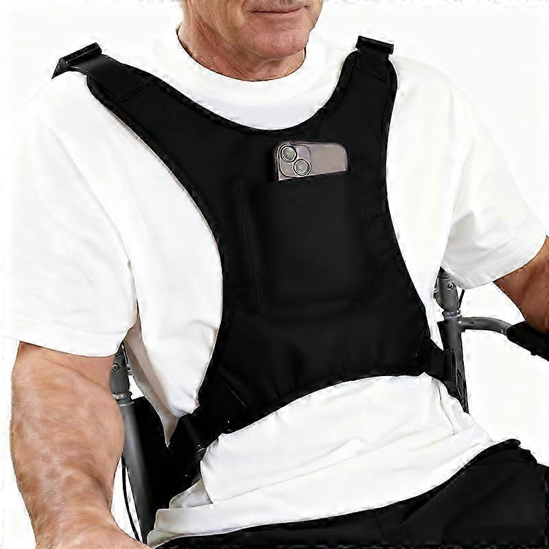 Lightweight Black Wheelchair Harness