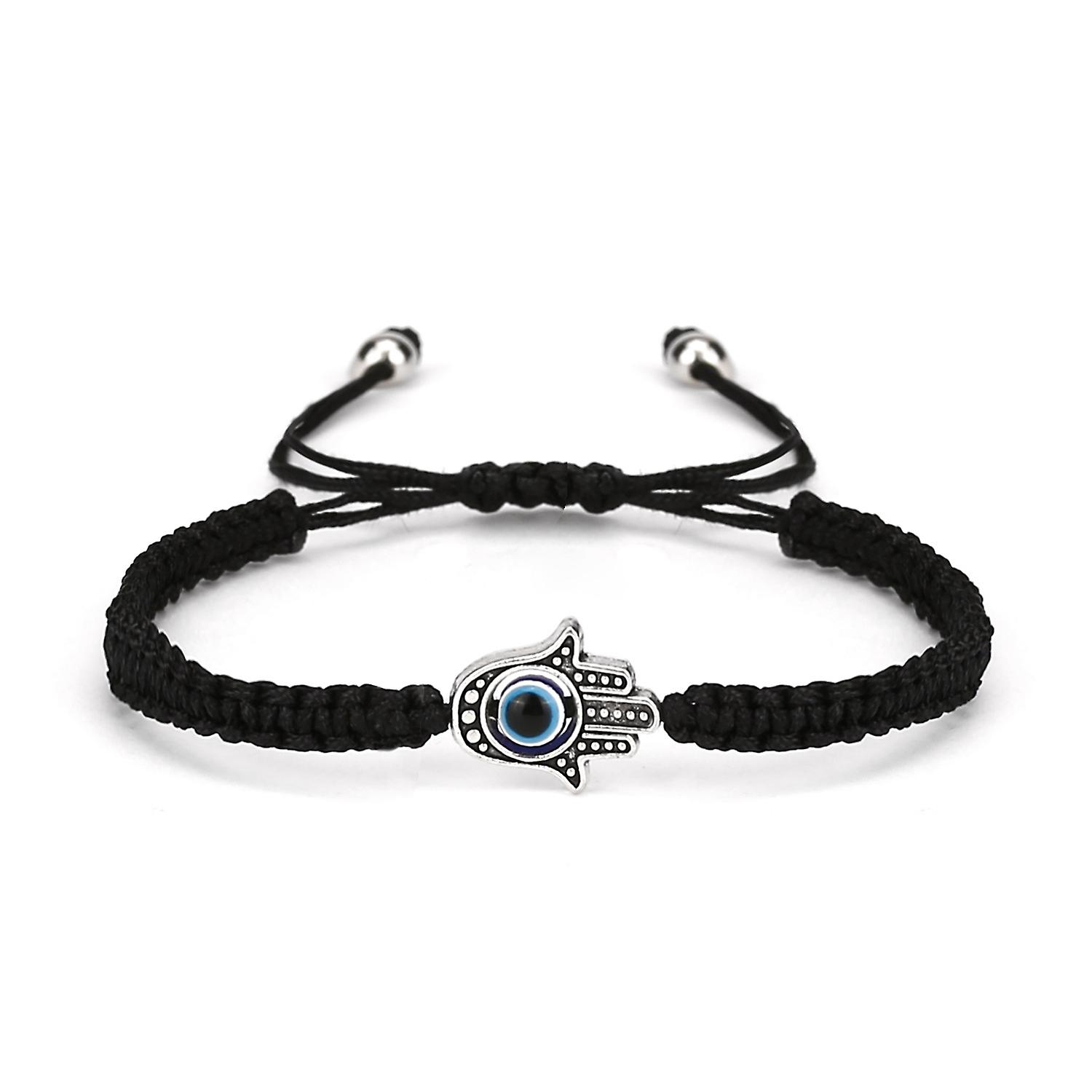 INF Macramé Bracelet with Protective Hamsa Hand