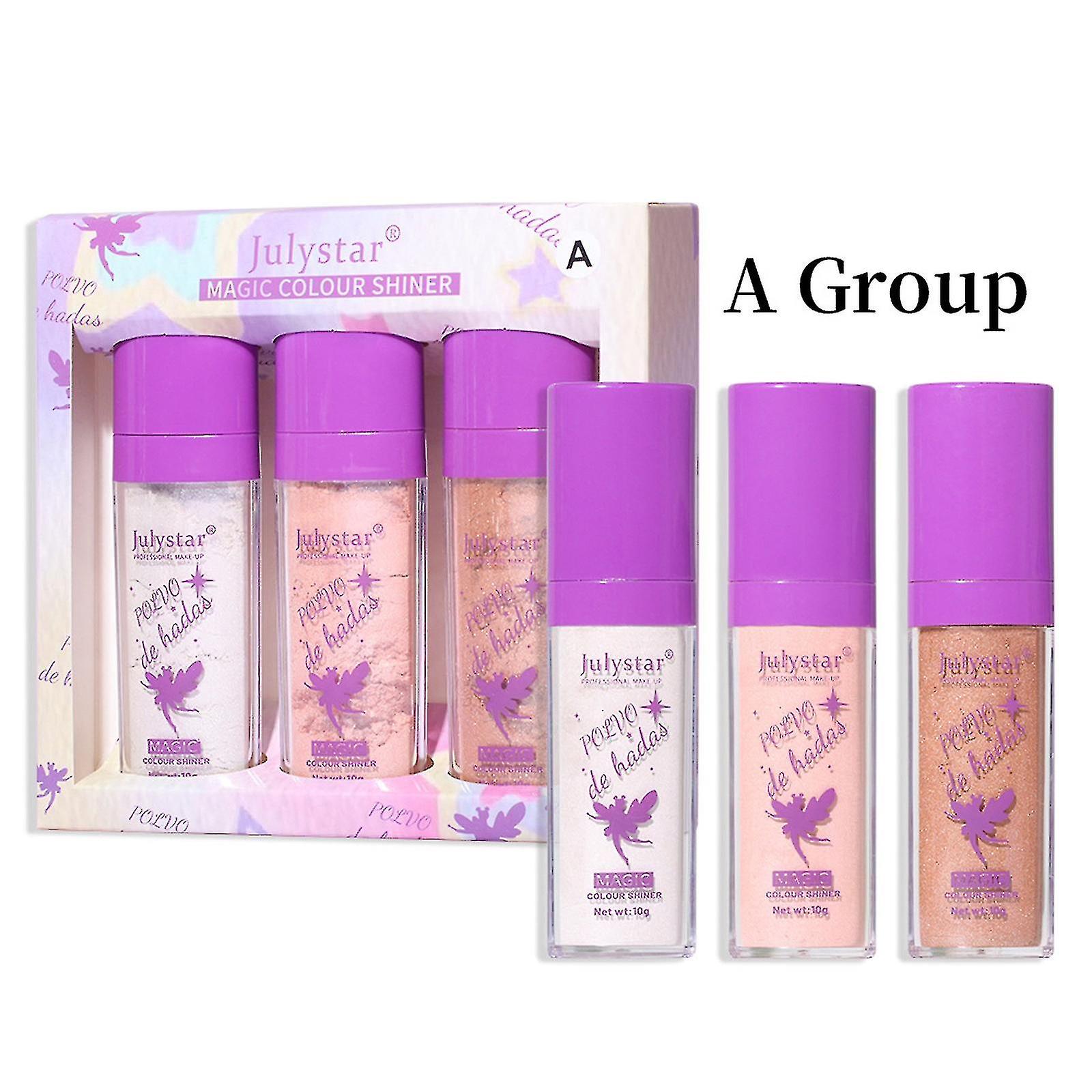 High Light Clap Powder Suit 3-d Face Trim Body  Versatile Stick Case