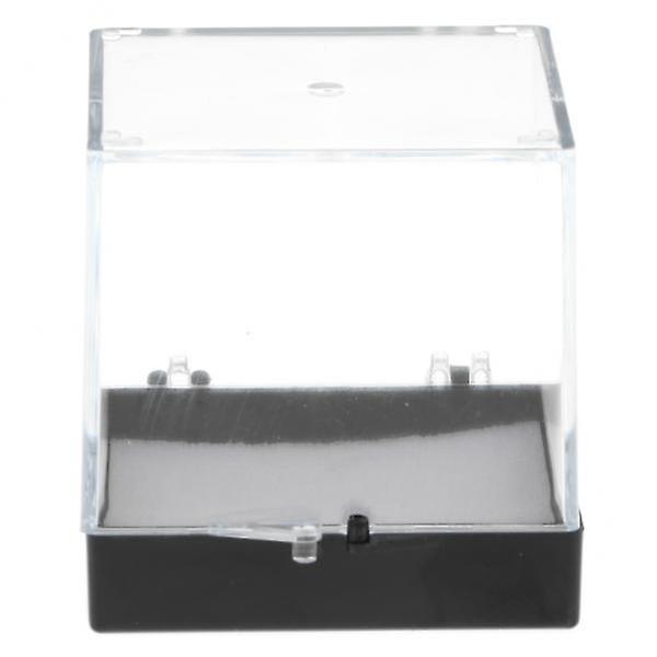3x6.5x6.5x7cm Transparent Dustproof Display Case for Rock & Mineral Collection