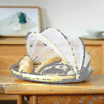 Bambus Picknick Essen Servierkorb Anti Fliegen Insektennetz Abdeckung Brot  Obst Tablett | Fruugo DE