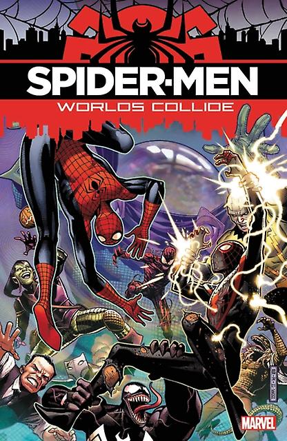 Spider-men Worlds Collide - Brian Michael Bendis - Narrative theme: Social issues - Marvel Comics - Paperback