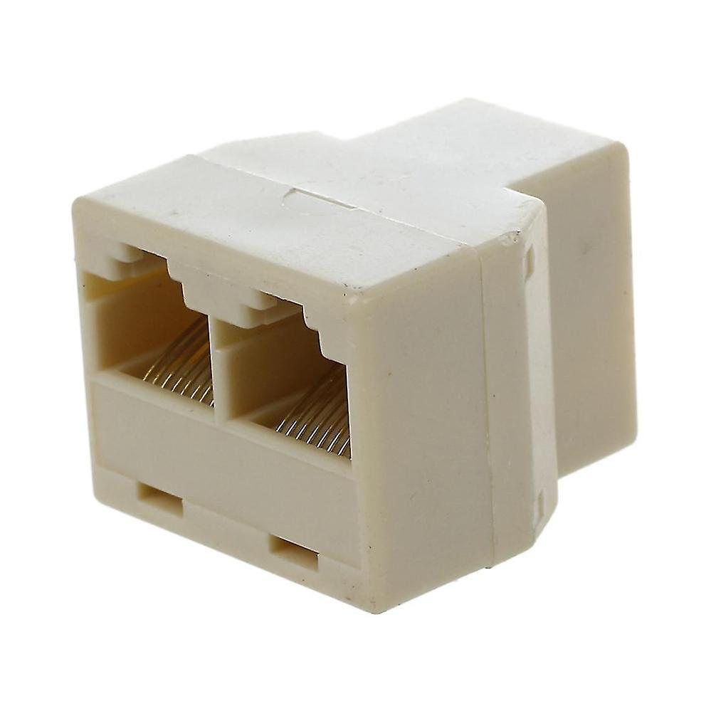 Rj45 3-Wege-Netzwerkkabel Splitter Extender Steckerkoppler