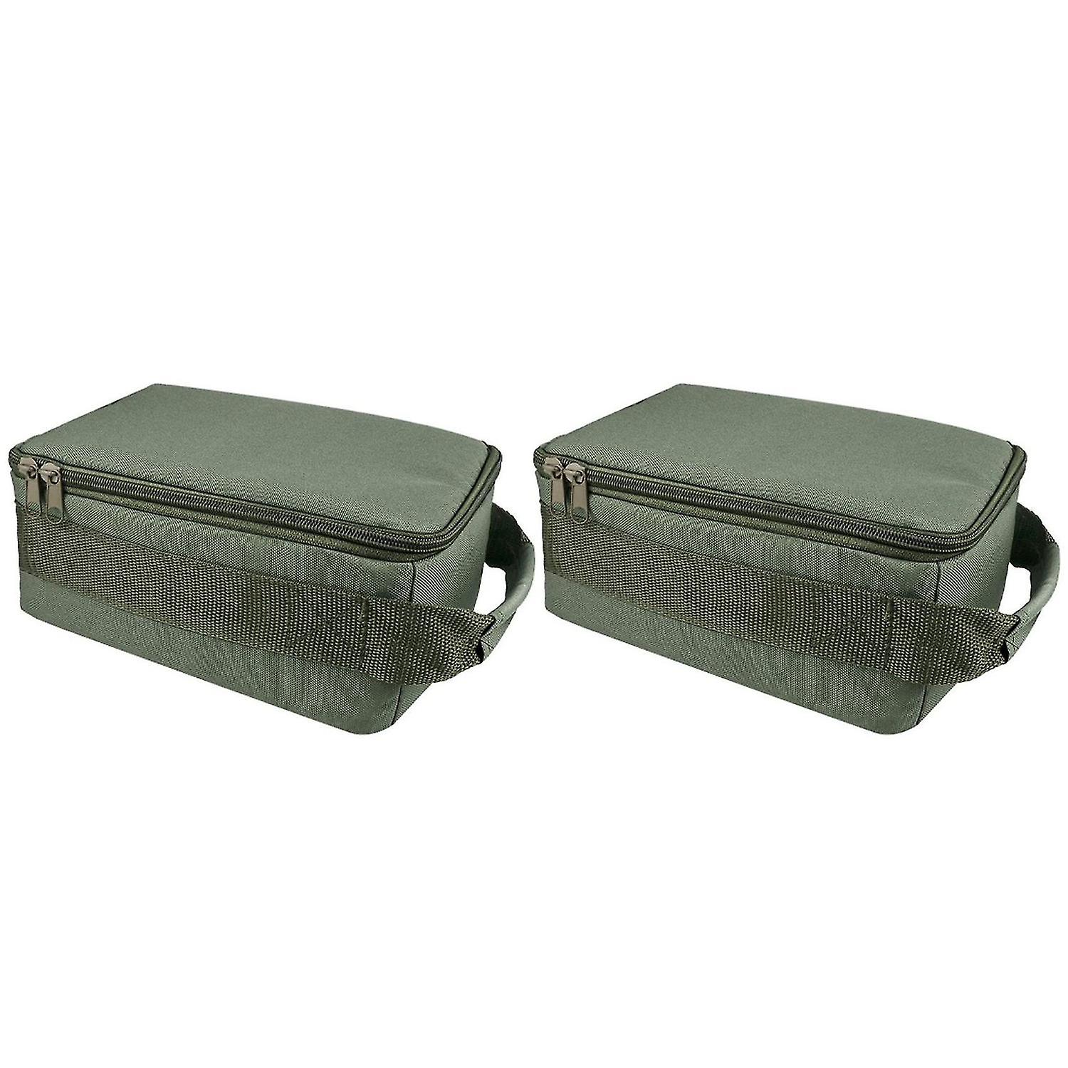 2x Angelrolle Tasche Oxford Angelgert Tasche Tragbare wasserdichte  Angelrolle Organizer | Fruugo DE