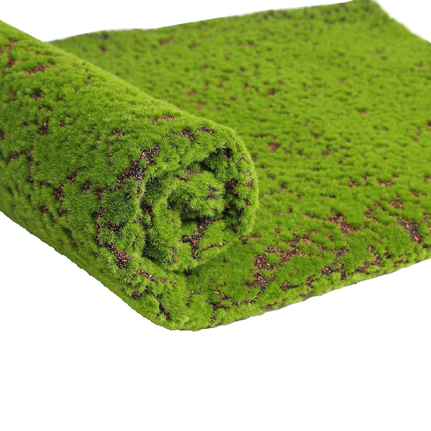 ZHOUBA Artificial Grass Foldable Beautiful Natural Artificial Moss Grass for Living Room
