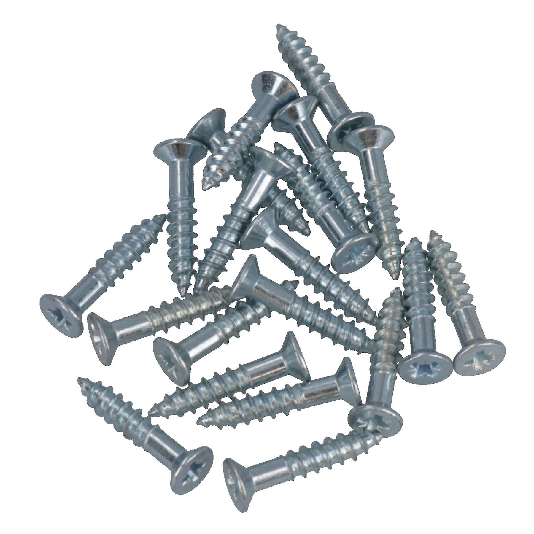 5mm x 25mm PZ2 Drive Countersunk Wood Chipboard Screws Fasteners 100pc