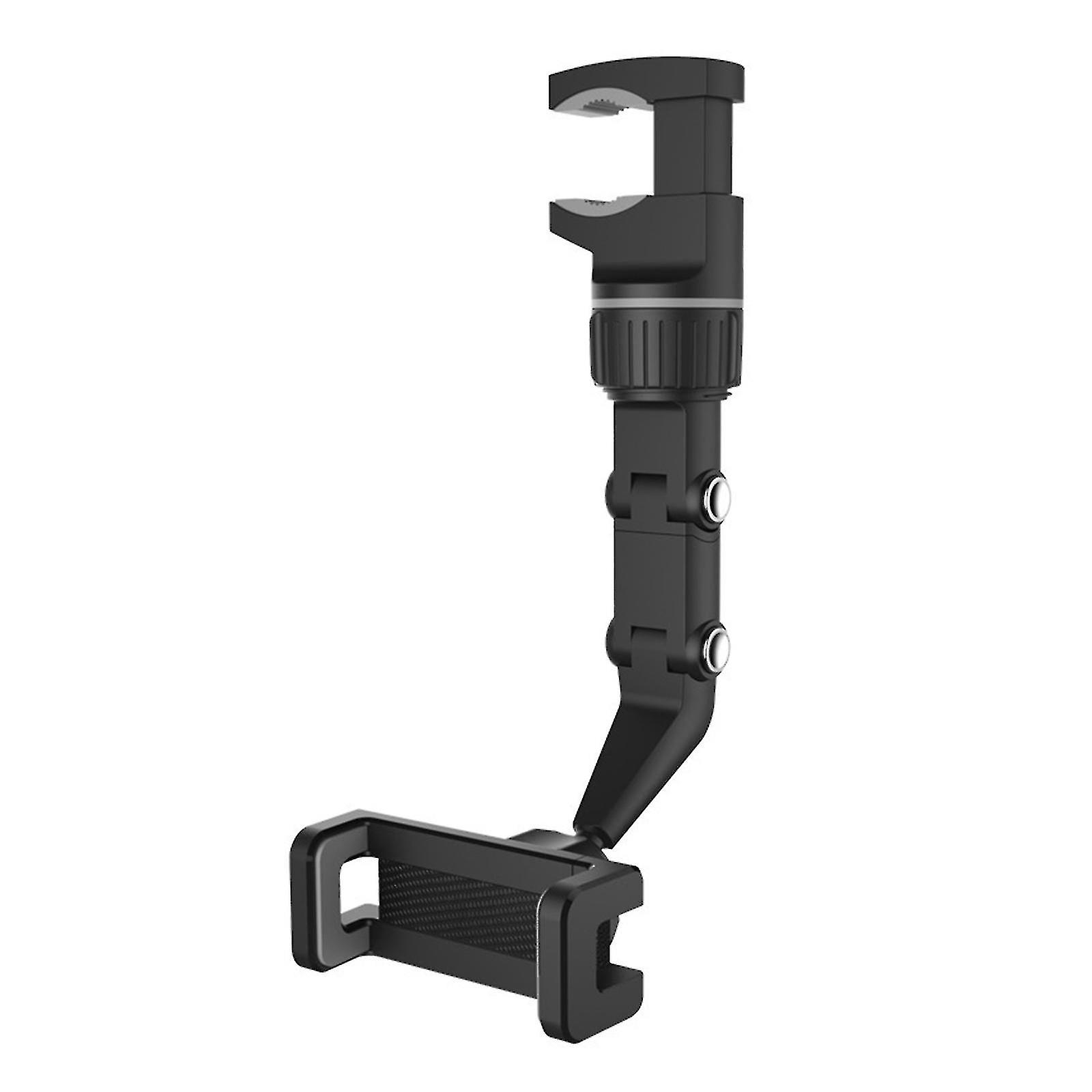 360 Rotation Adjustable Phone Holder Car Rearview Mirror Mount Multifunction