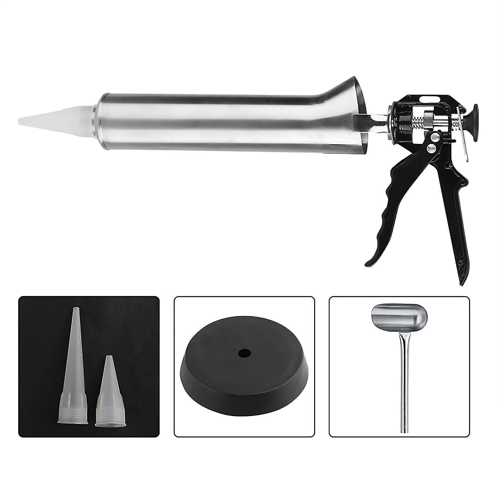 Thicken Stainless Steel Caulking Gun for Ceramic Tile Mortar Grouting – Heavy-Duty Caulking Tool for Home Improvement