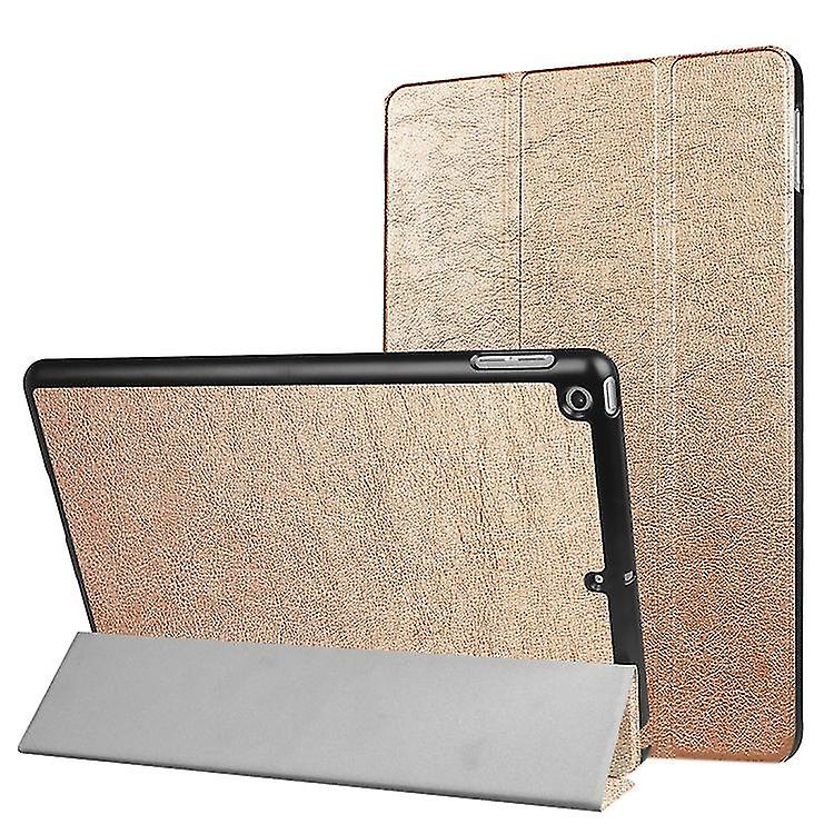 For Ipad 9.7 (2018) & Ipad 9.7 (2017) Custer Texture Horizontal Flip Leather Case With Three-folding Holder & Sleep / Wake-up Function(black)