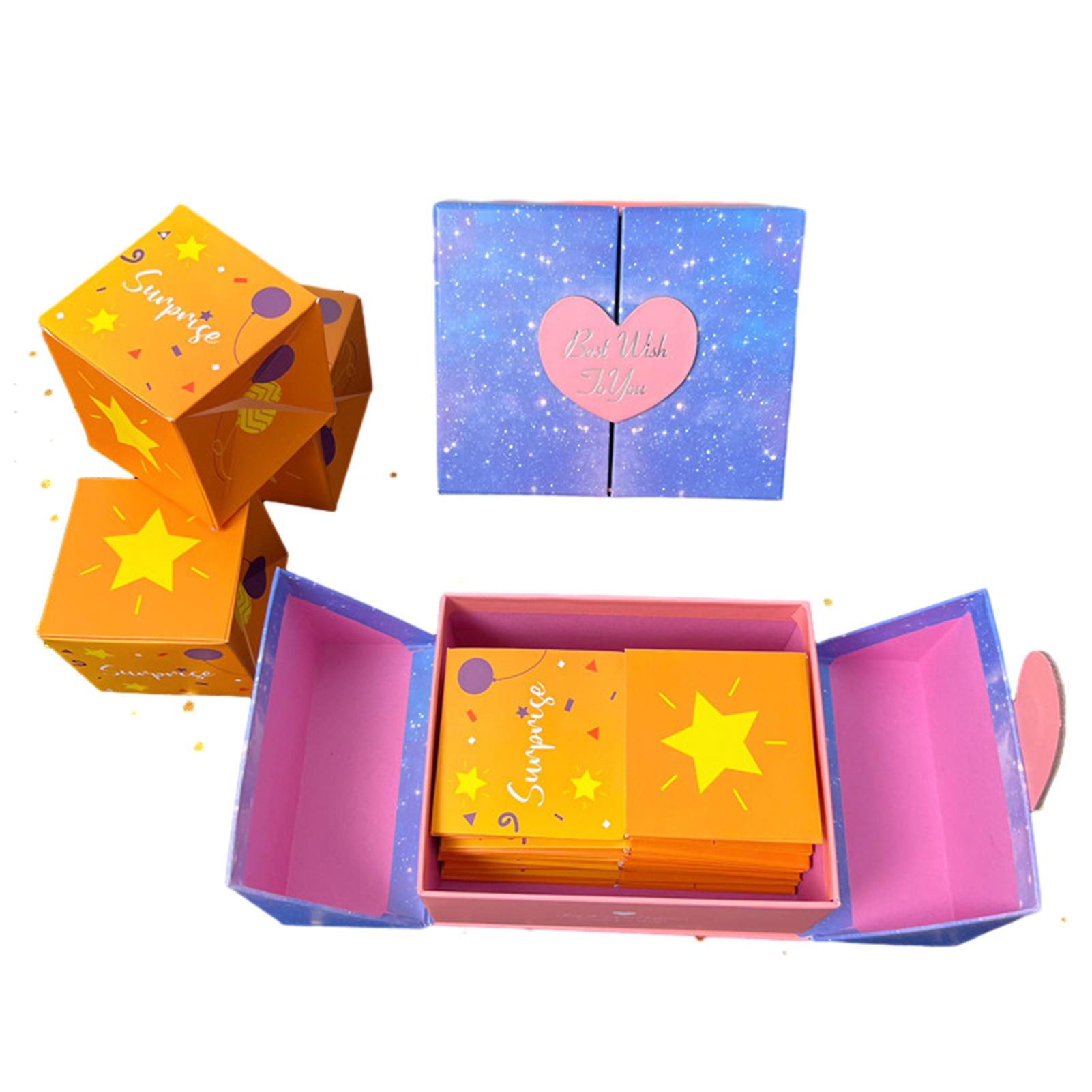 Stylish Surprising Gift Box Set Exploding Gift Wrapping Bags Valentine's Day Gifts
