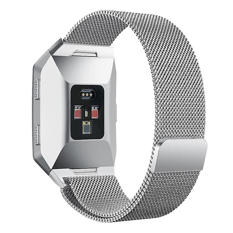 For Fitbit Ionic Solid Stainless Steel Milanese Mesh Wrist Watch Strap Replacement