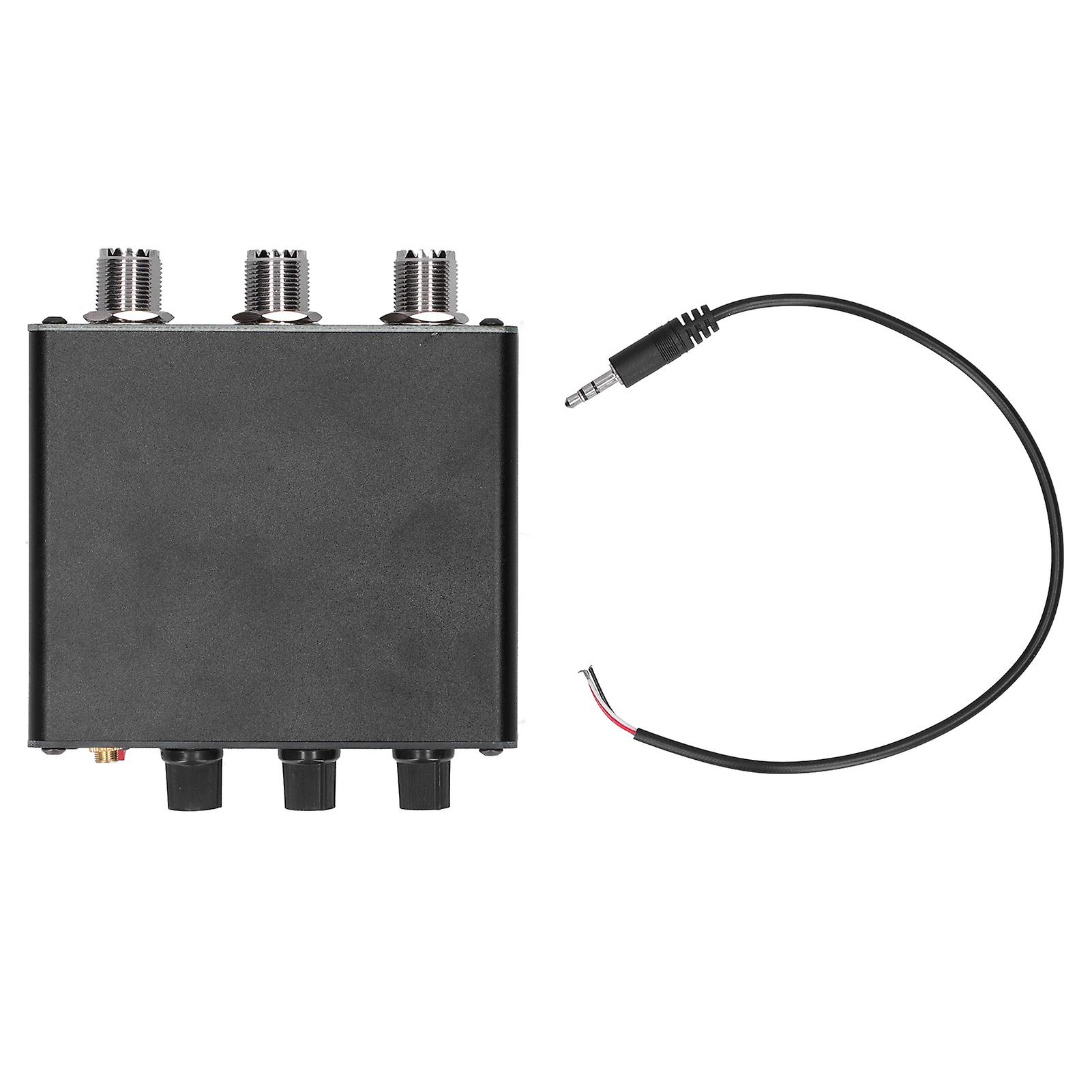 Qukaim Signal Canceller QRM Eliminator 3P XPhase Aluminum Alloy Adjustable Signal Canceller with Knob, 130 MHz Band Eliminator Kit, Radio